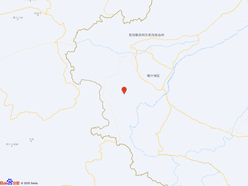 新疆克孜勒苏州阿克陶县（北纬38.28度，东经75.72度）发生3.6级地震